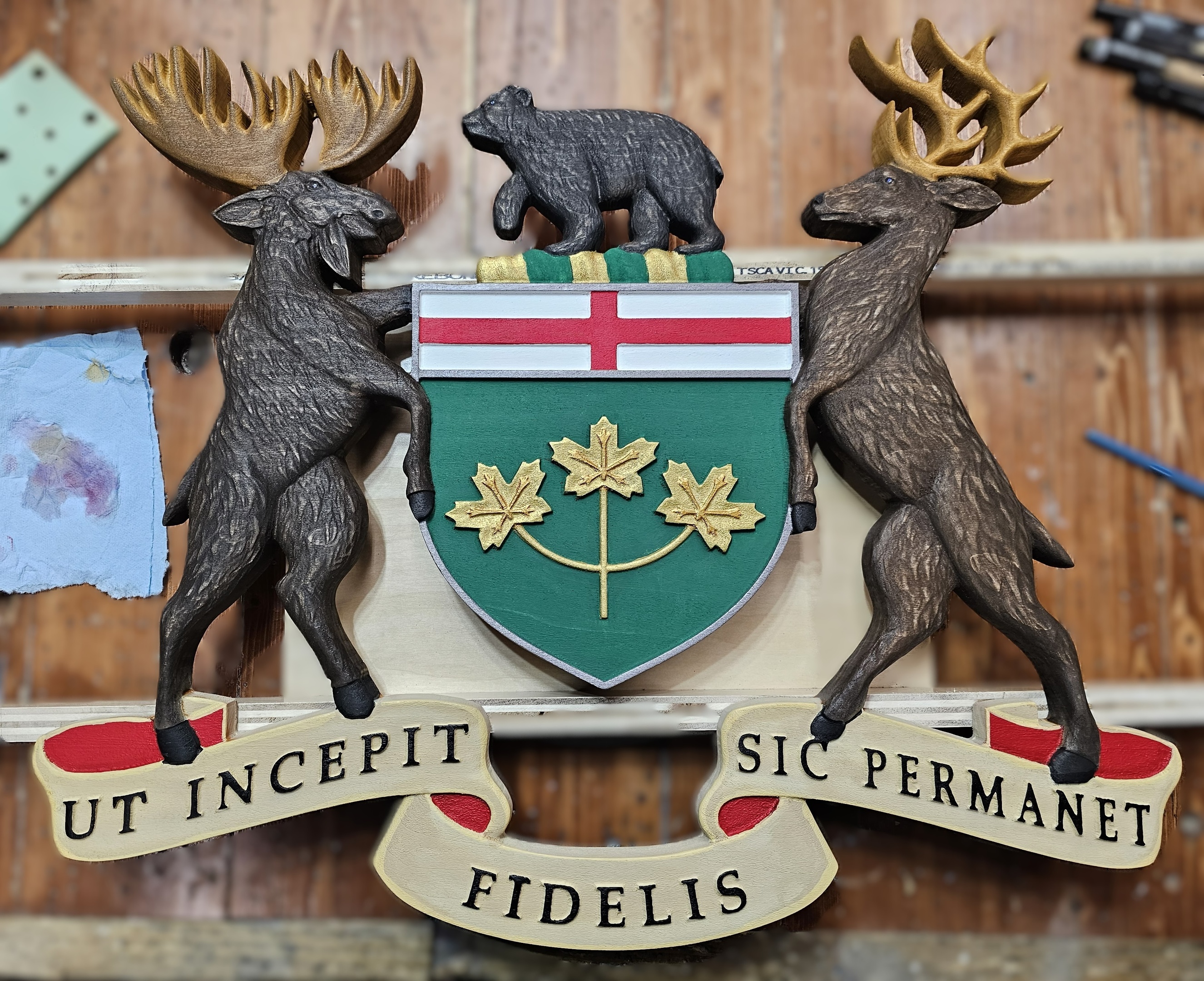 Muskoka camping welcome signs