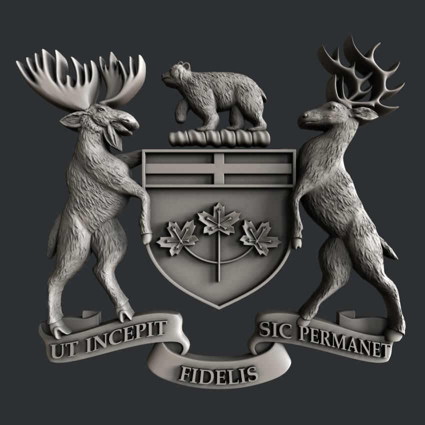 Walnut and maple cutting board with Niagara vineyard scene